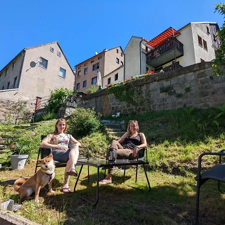 Flussblickwohnung Mit Terrasse, Pool, Garten&sauna - Zi2 * Sebnitz